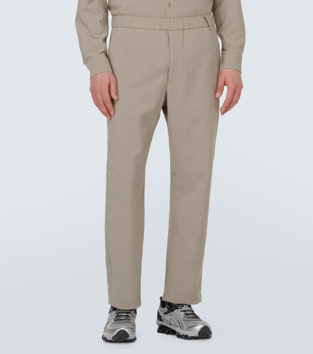 Pe Light technical poplin straight pants | Snow Peak