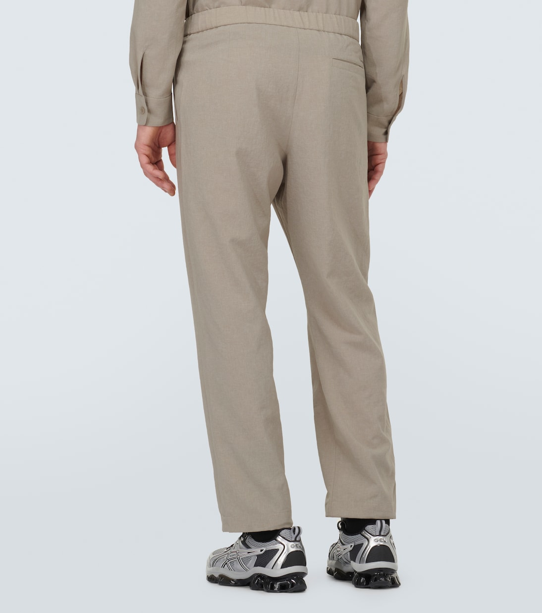 Pe Light technical poplin straight pants | Snow Peak