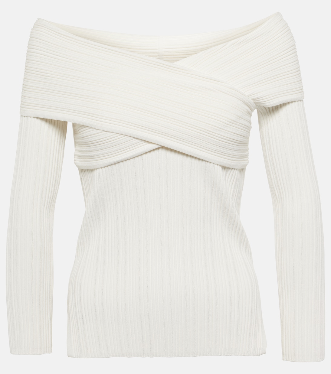 Off-Shoulder-Top Yesenia aus Rippstrick | Veronica Beard