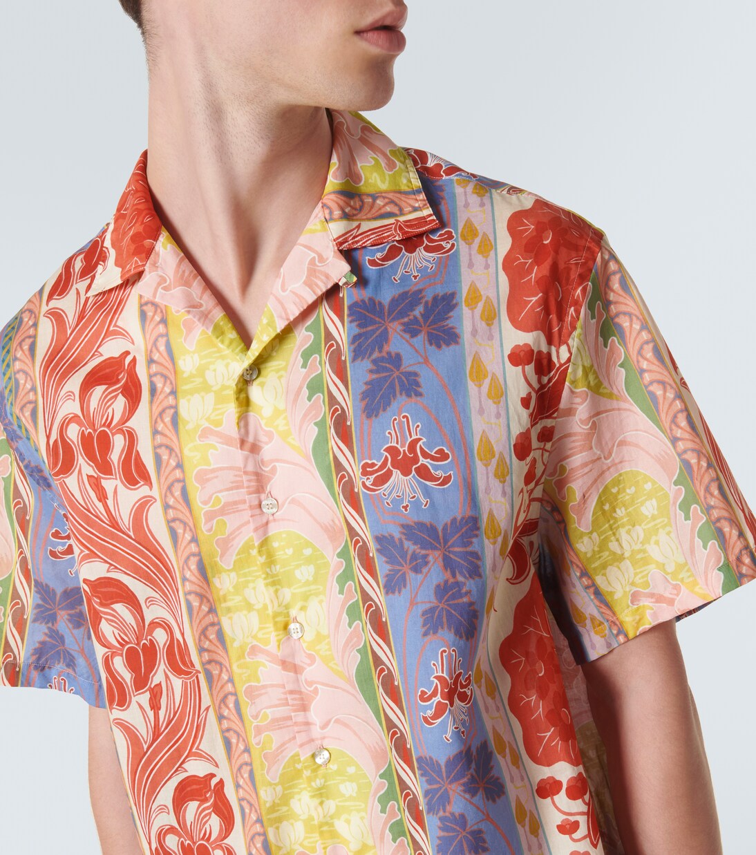 Printed cotton bowling shirt | Etro