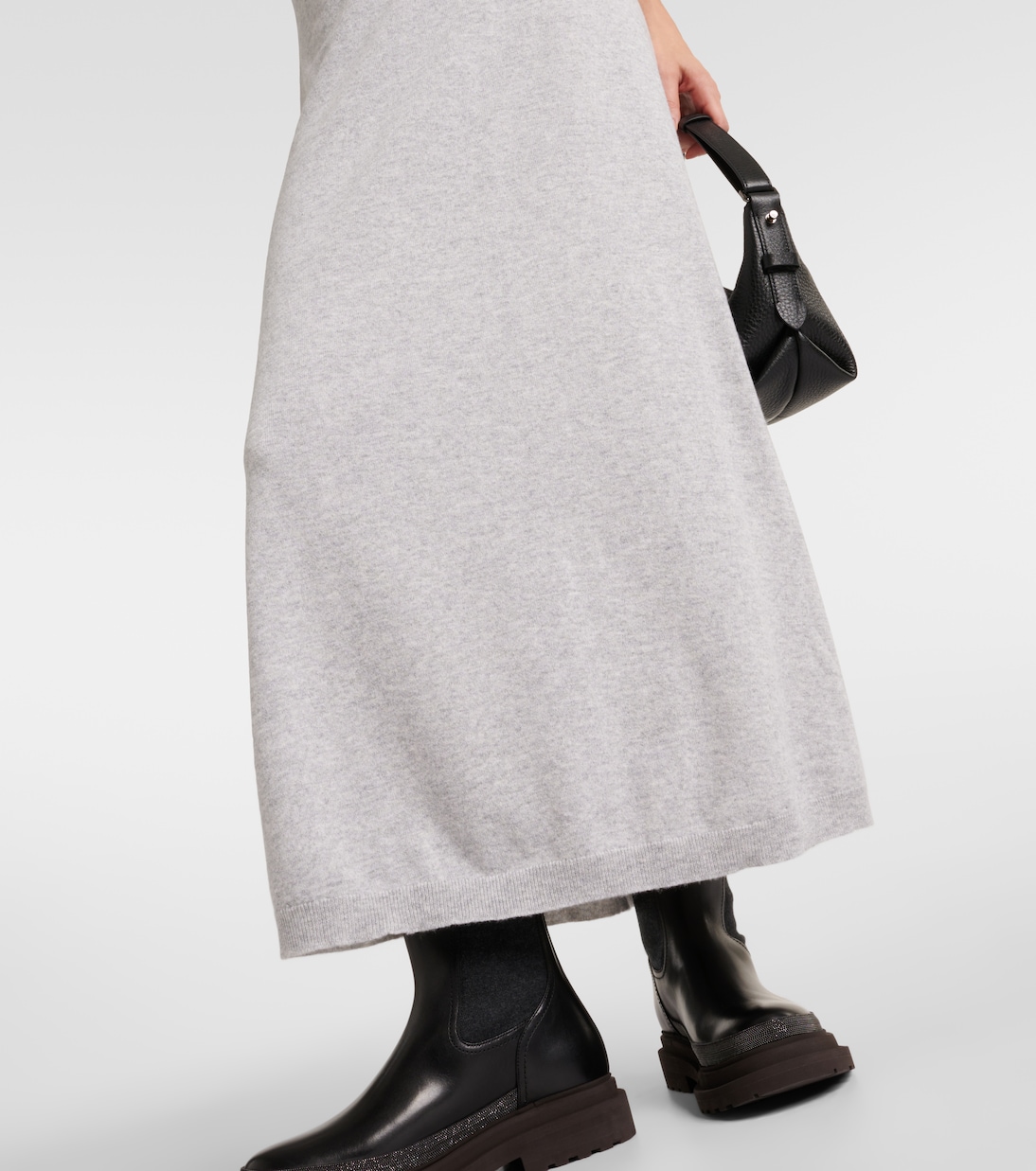 Robe midi en cachemire | Brunello Cucinelli