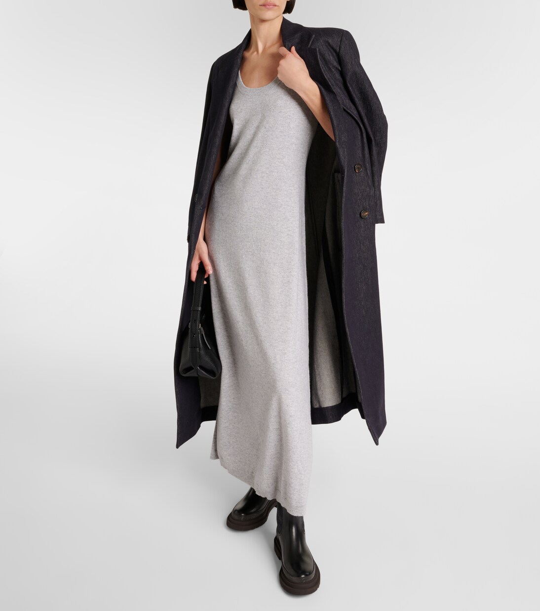 Robe midi en cachemire | Brunello Cucinelli
