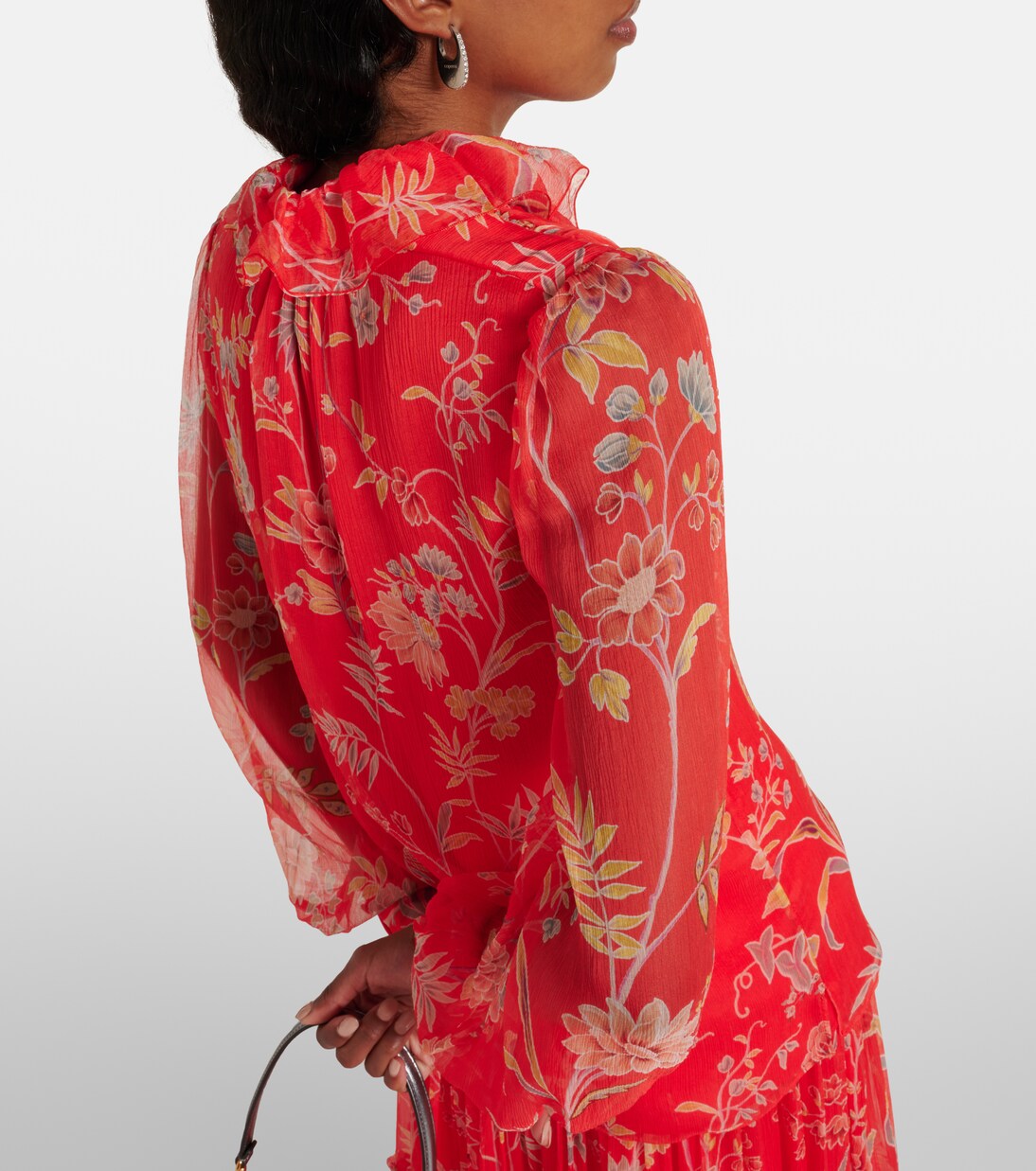 Blouse en soie à fleurs | Etro