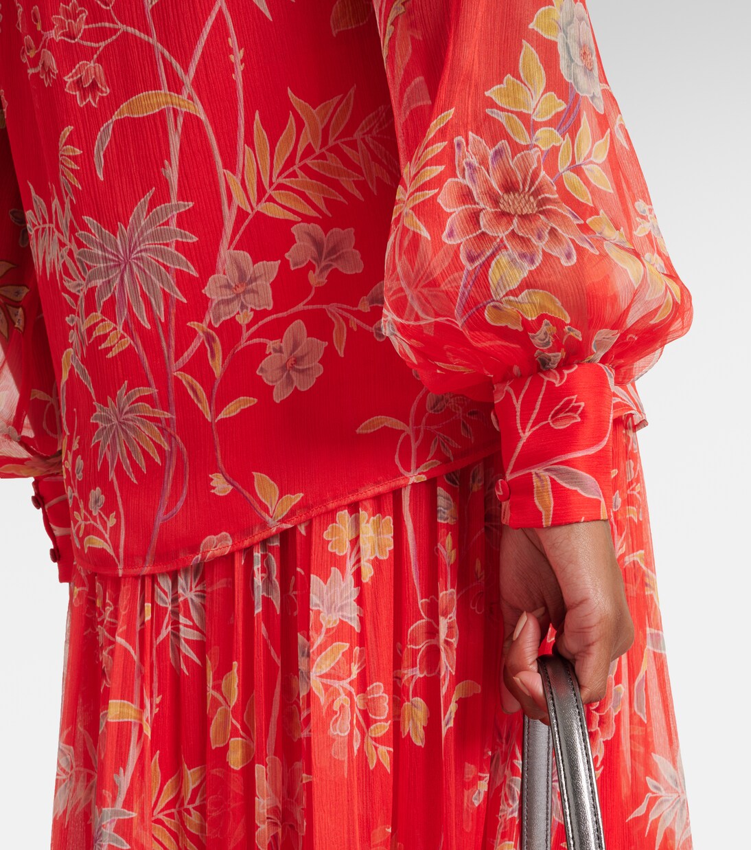 Blouse en soie à fleurs | Etro