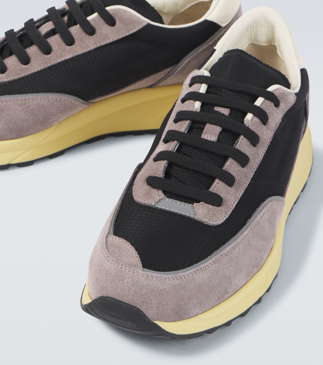 Track Classic suede-trimmed sneakers | Common Projects