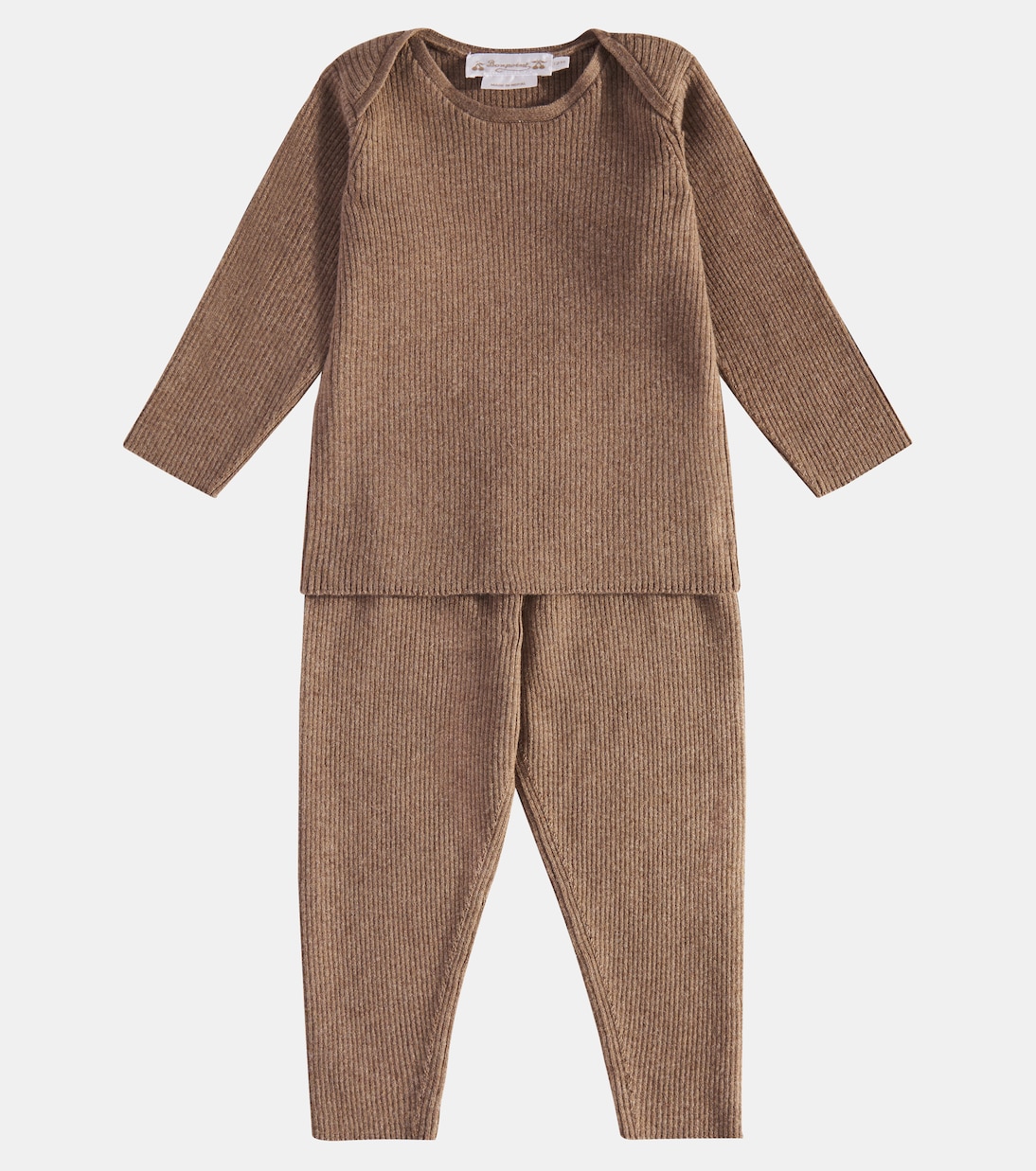 Bebé - set de jersey y pantalones Fili de lana y algodón | Bonpoint