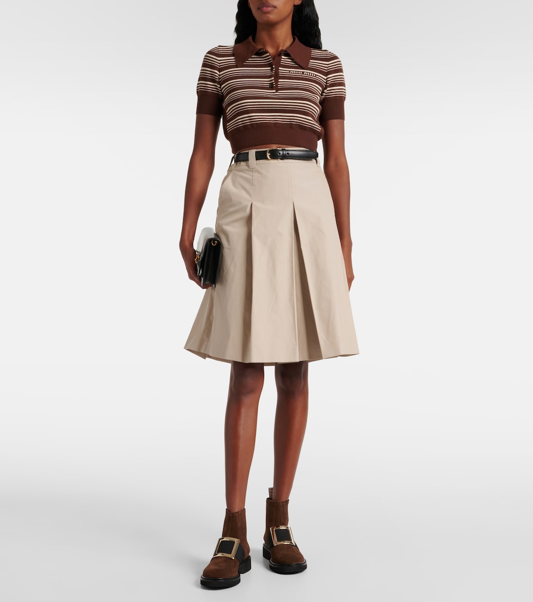 Chelsea Boots Viv' Rangers aus Veloursleder | Roger Vivier