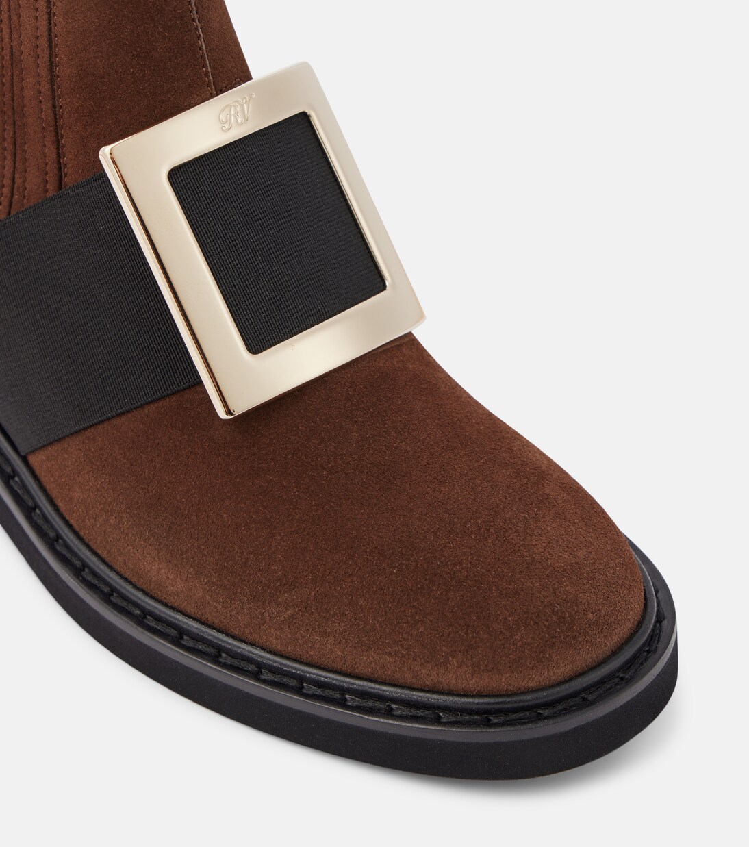 Chelsea Boots Viv' Rangers aus Veloursleder | Roger Vivier