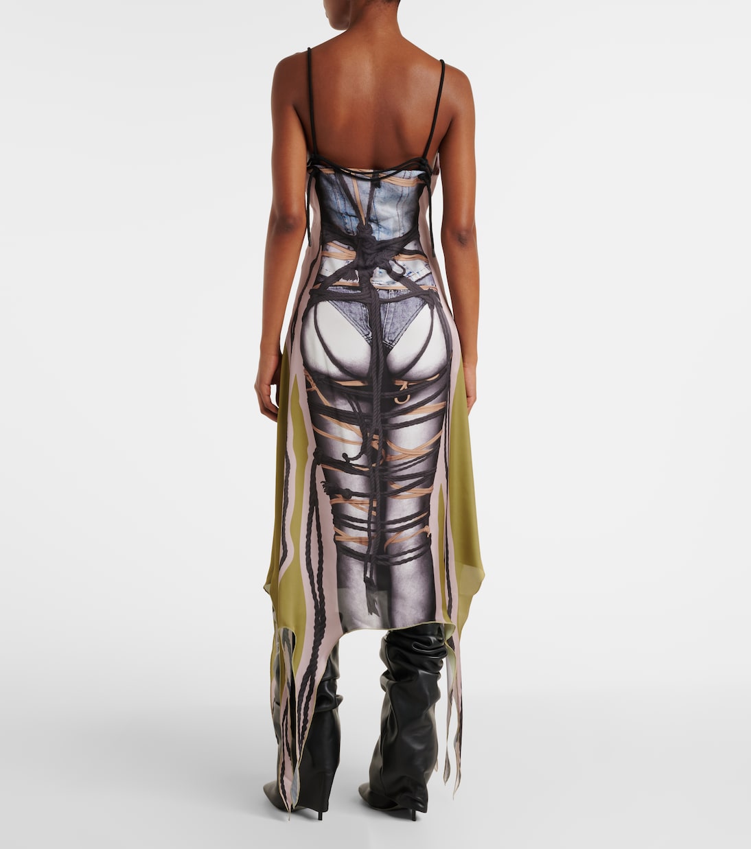 Bedrucktes Midikleid Bondage | Y/Project