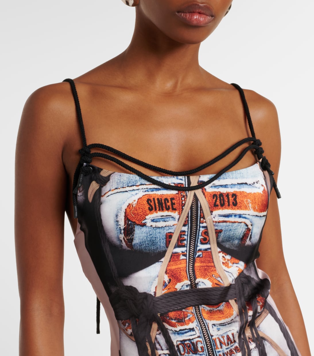 Bedrucktes Midikleid Bondage | Y/Project