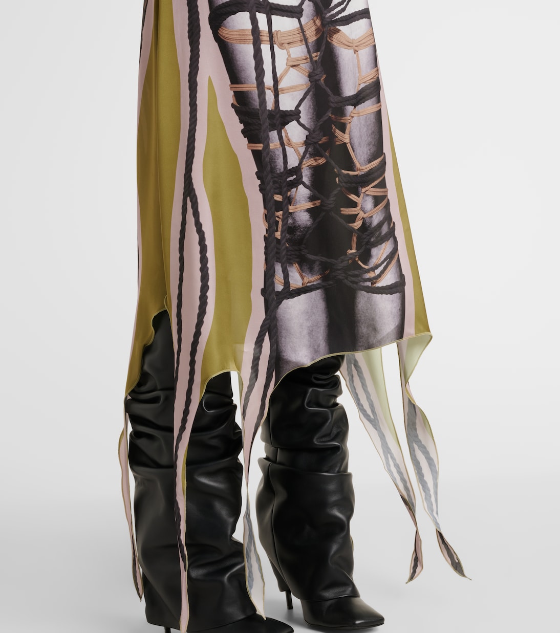 Bedrucktes Midikleid Bondage | Y/Project