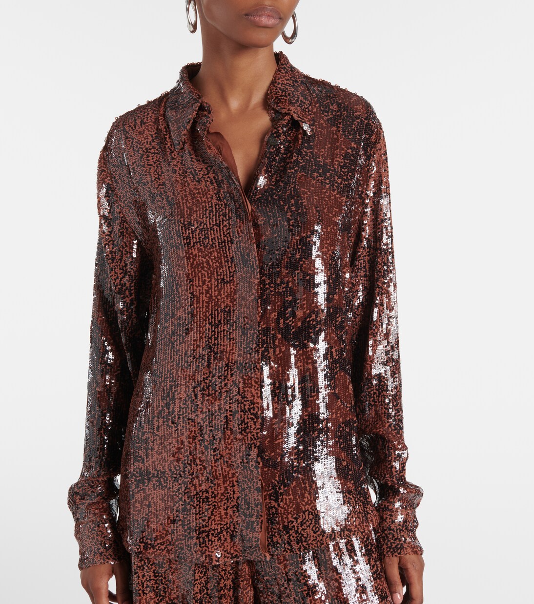 Hemd mit Pailletten | Dries Van Noten