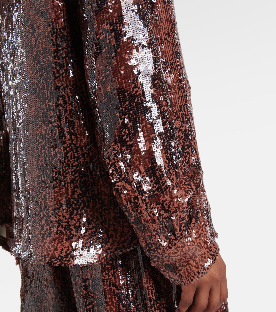Hemd mit Pailletten | Dries Van Noten