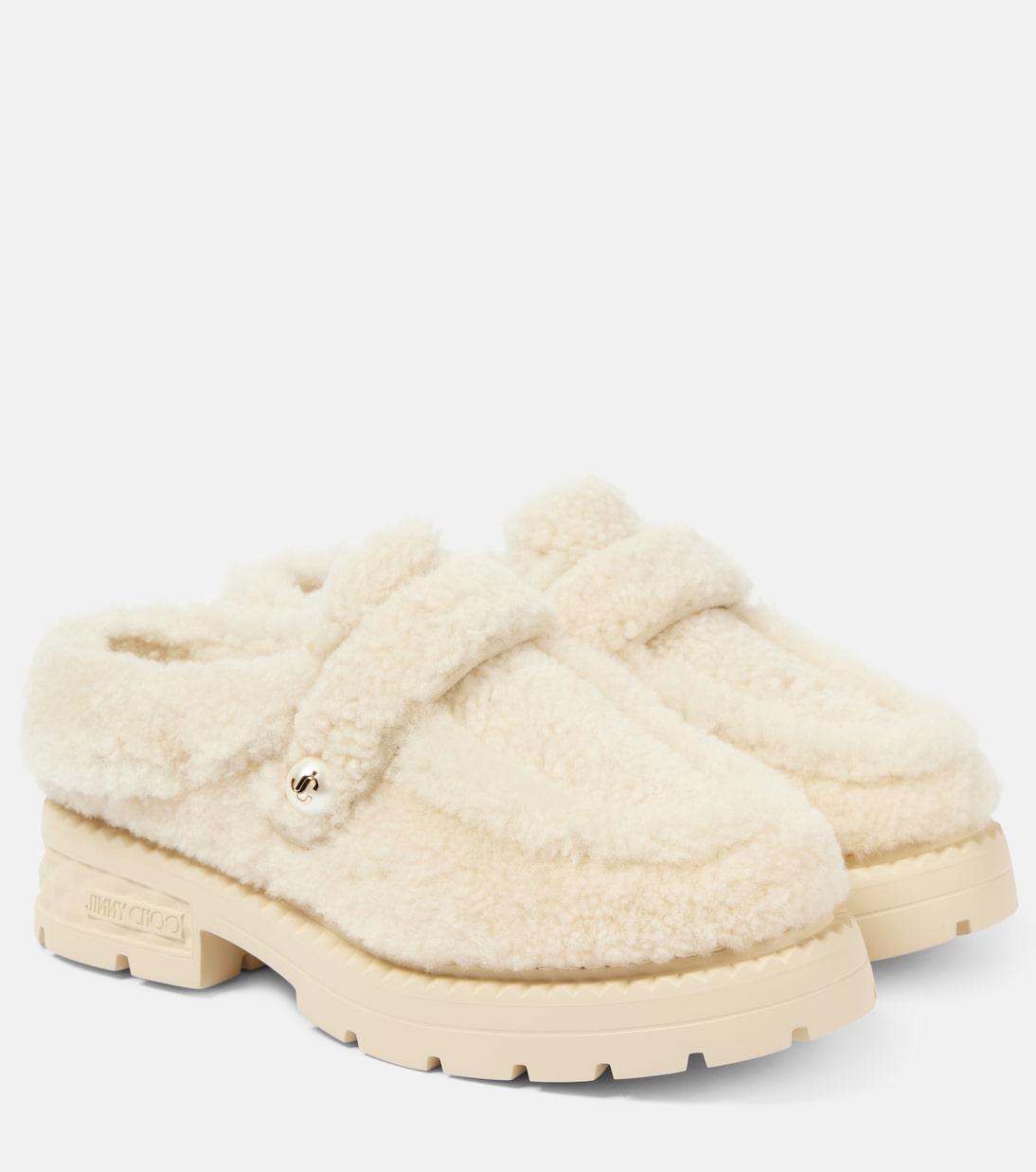 Mules Shea in shearling | Jimmy Choo