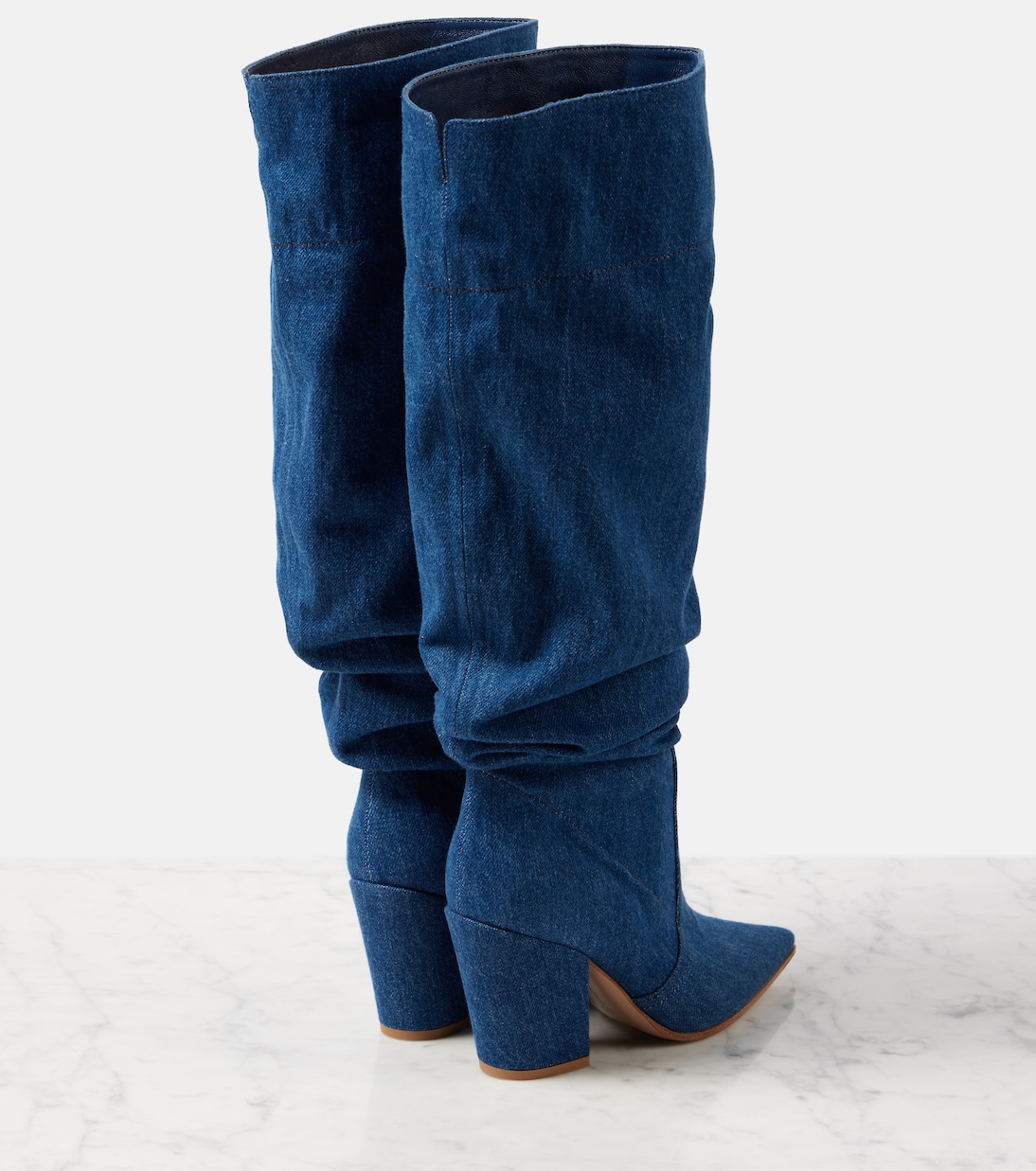 Overknee-Stiefel Keinna 85 aus Denim | Gianvito Rossi