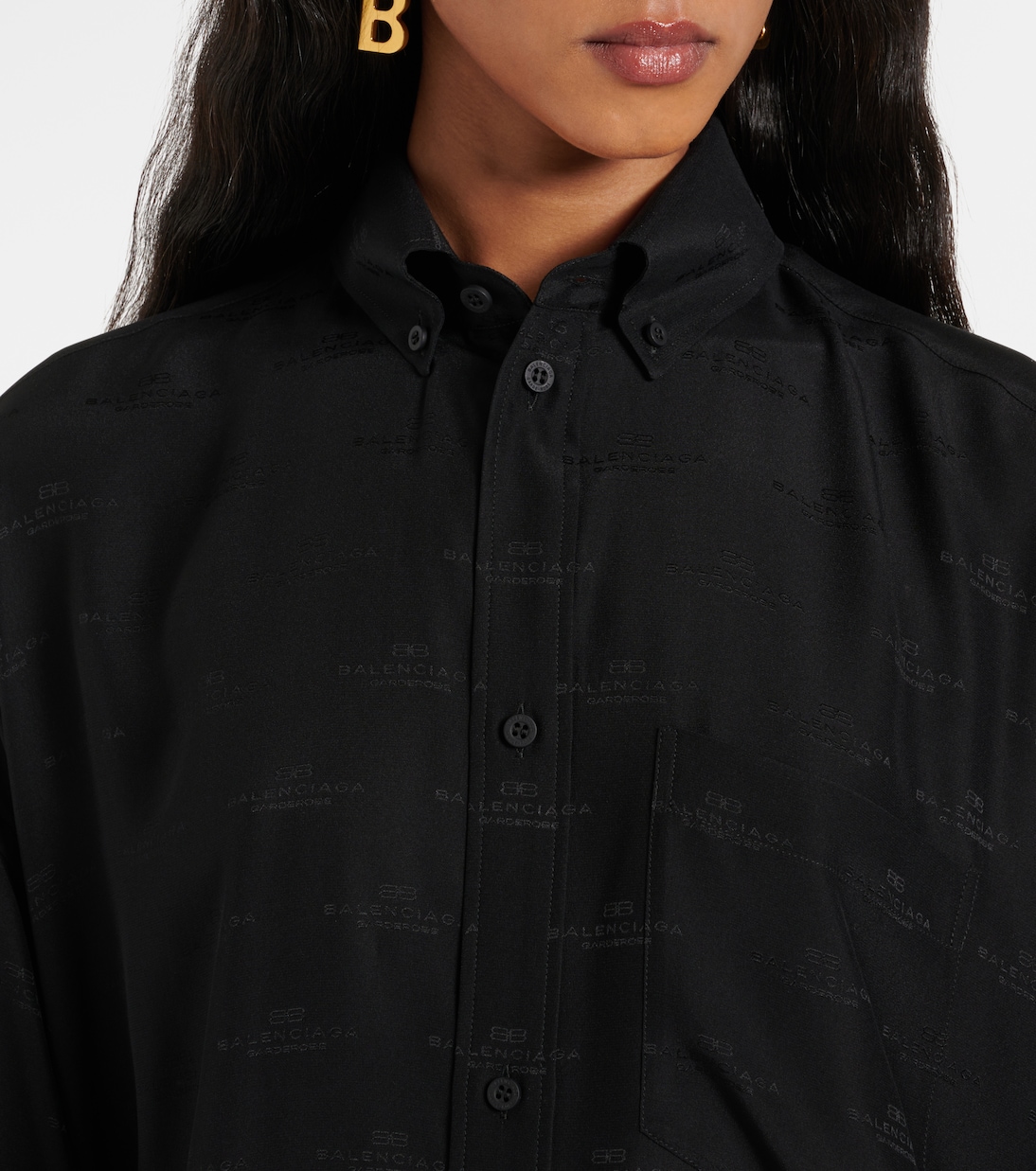 Hemd aus Seide | Balenciaga