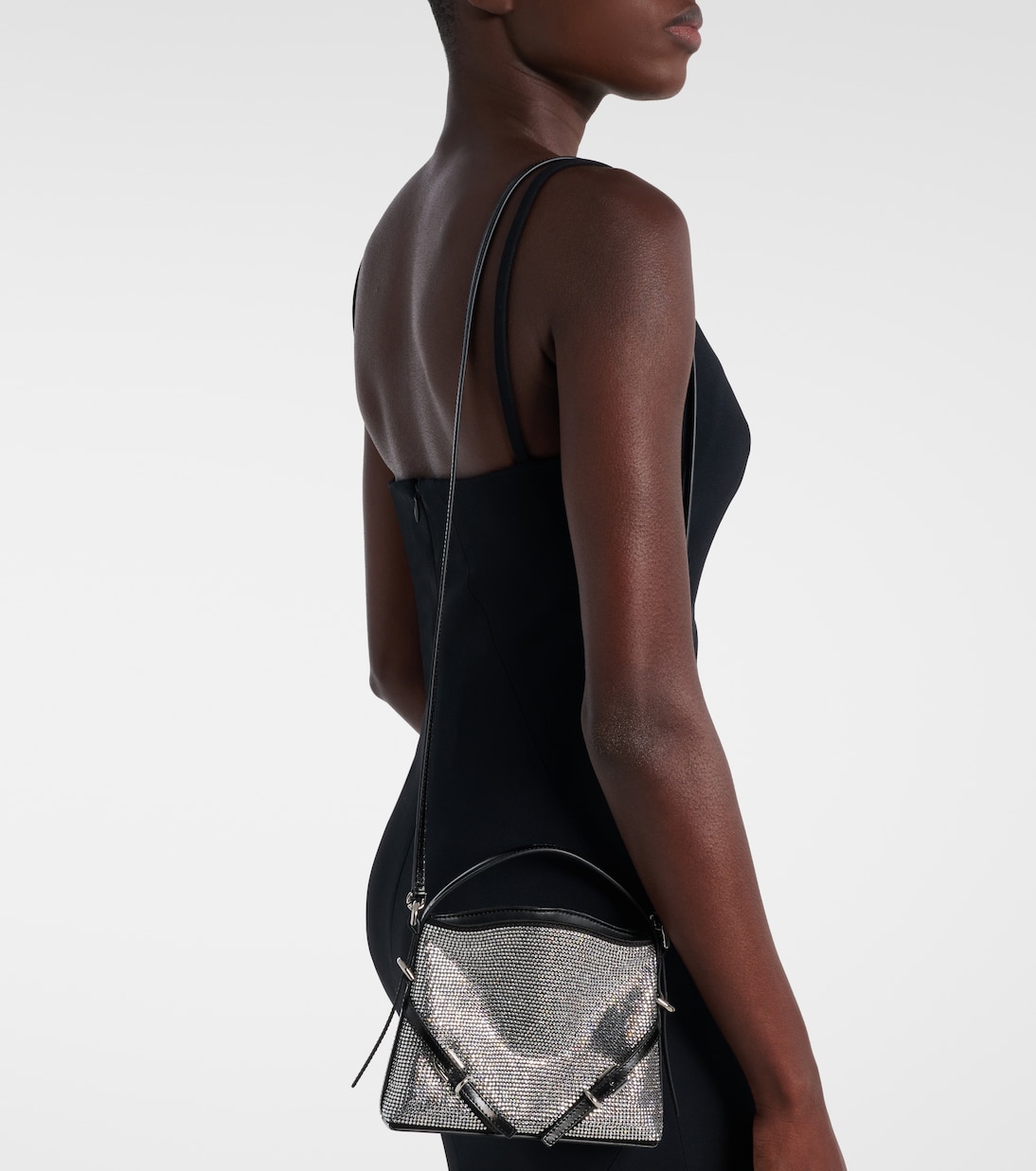 Schultertasche Voyou Nano mit Kristallen | Givenchy