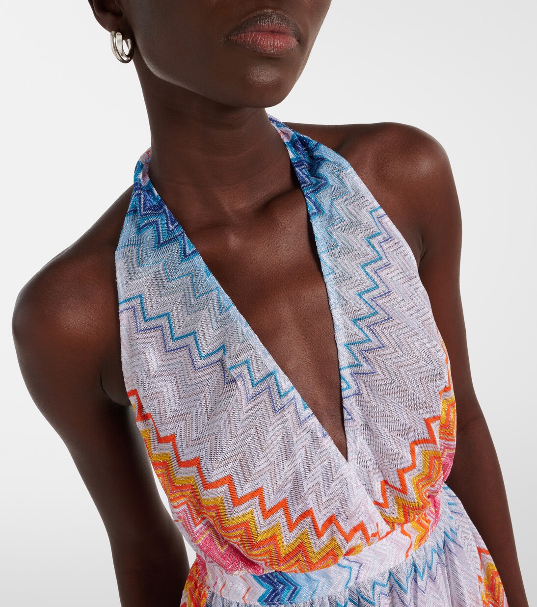 Zigzag halterneck romper | Missoni
