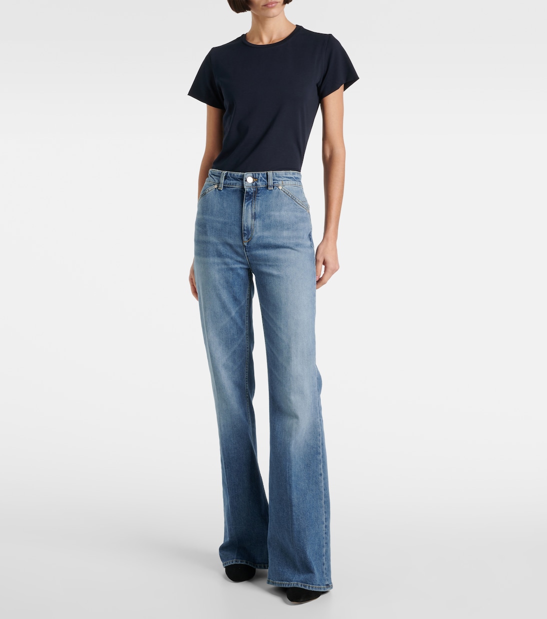 Jeans flared Denim Love de tiro alto | Dorothee Schumacher