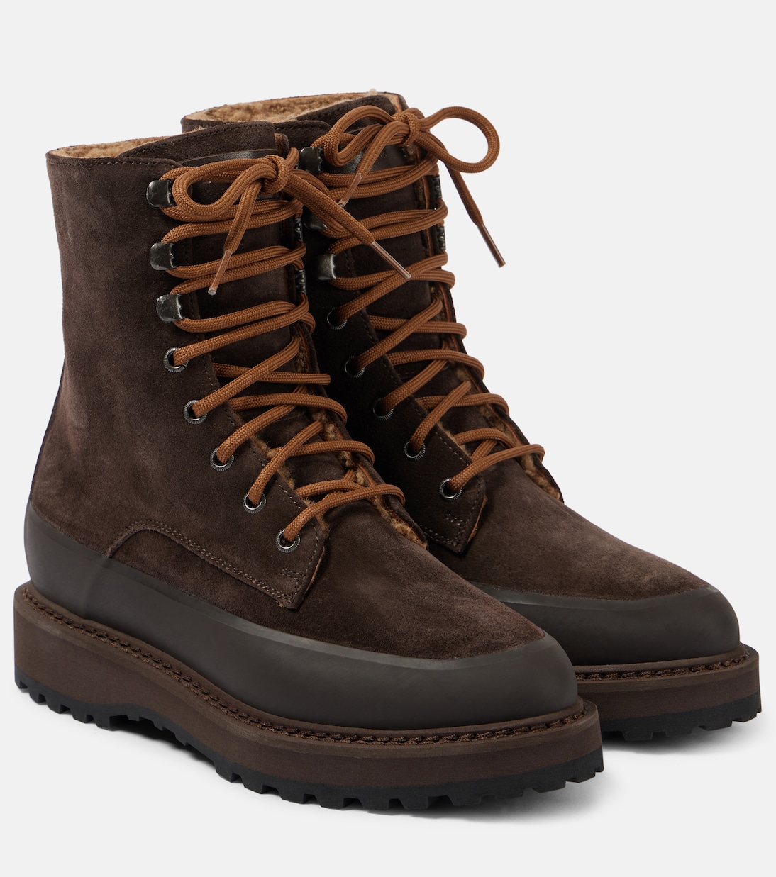 Schnürstiefel Dolomite aus Veloursleder | Le Monde Béryl