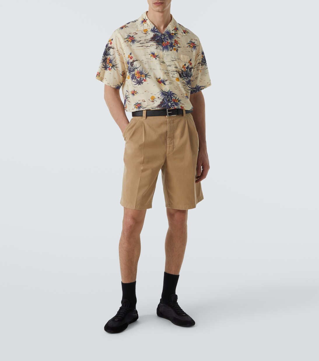 Cotton Bermuda shorts | Prada
