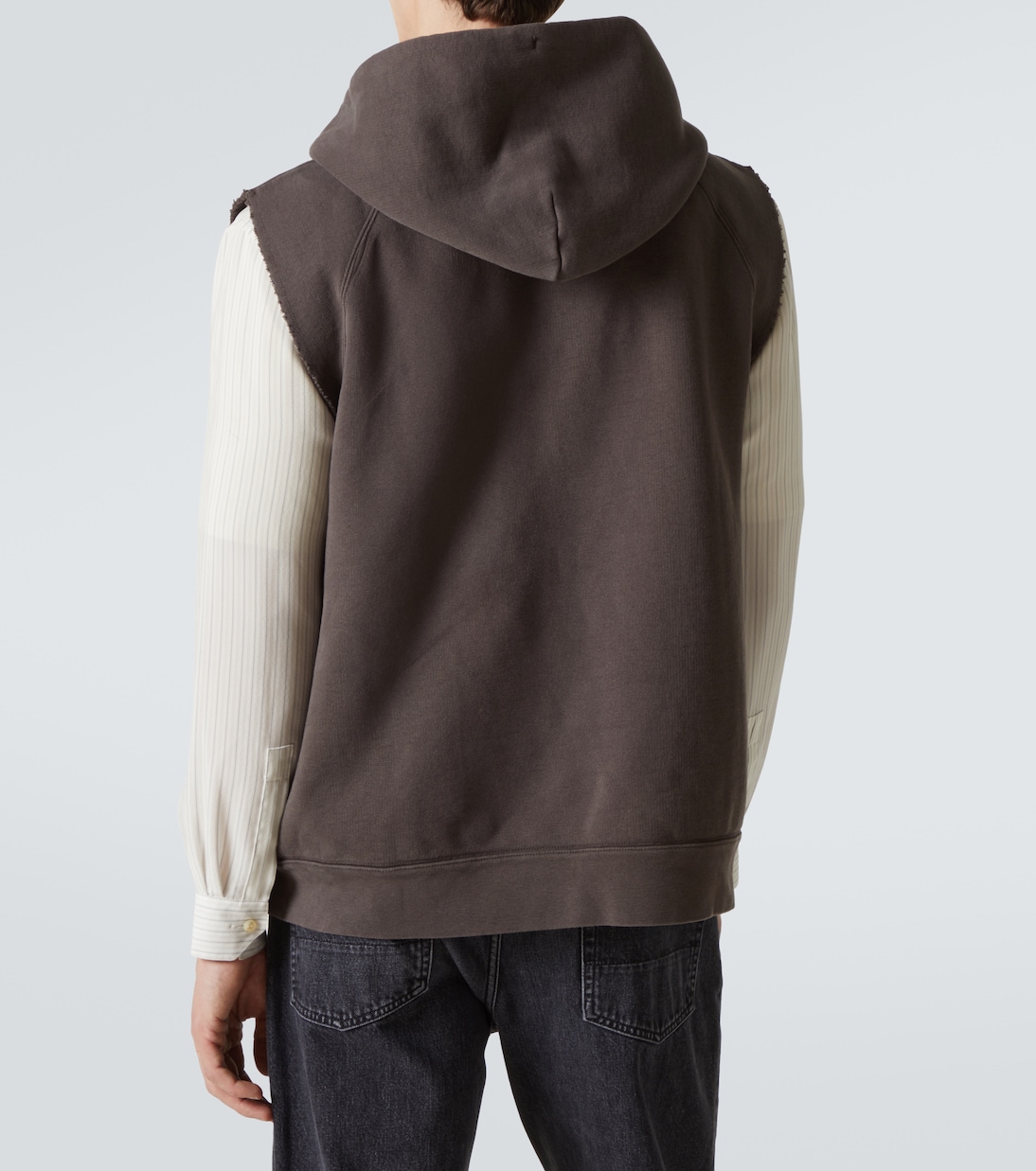 Motor cotton jersey zip-up vest | Our Legacy