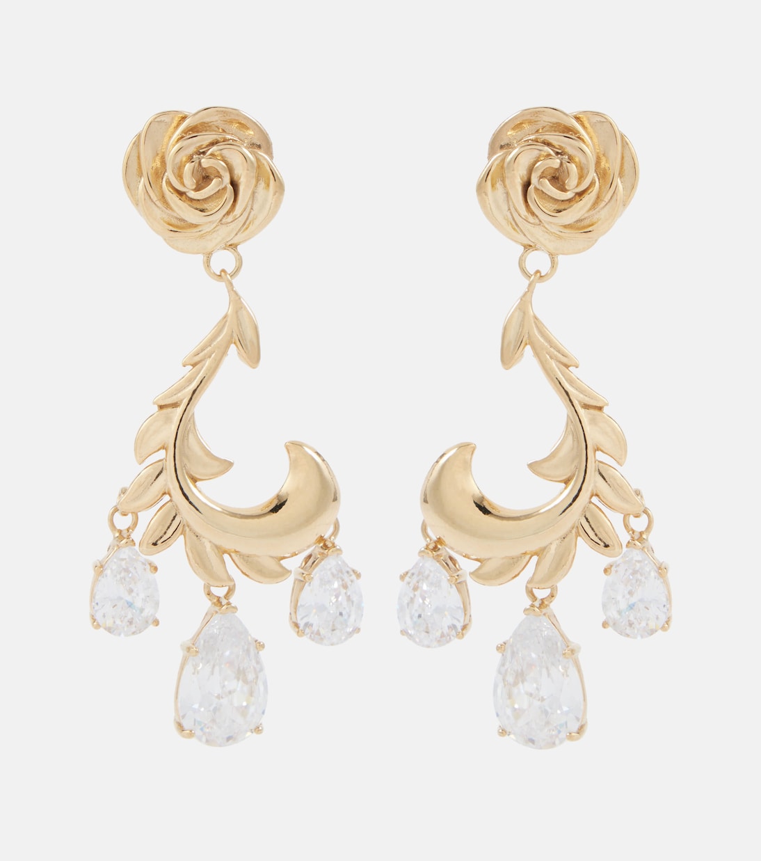 Orecchini Rosebud  bagnati in oro | Magda Butrym