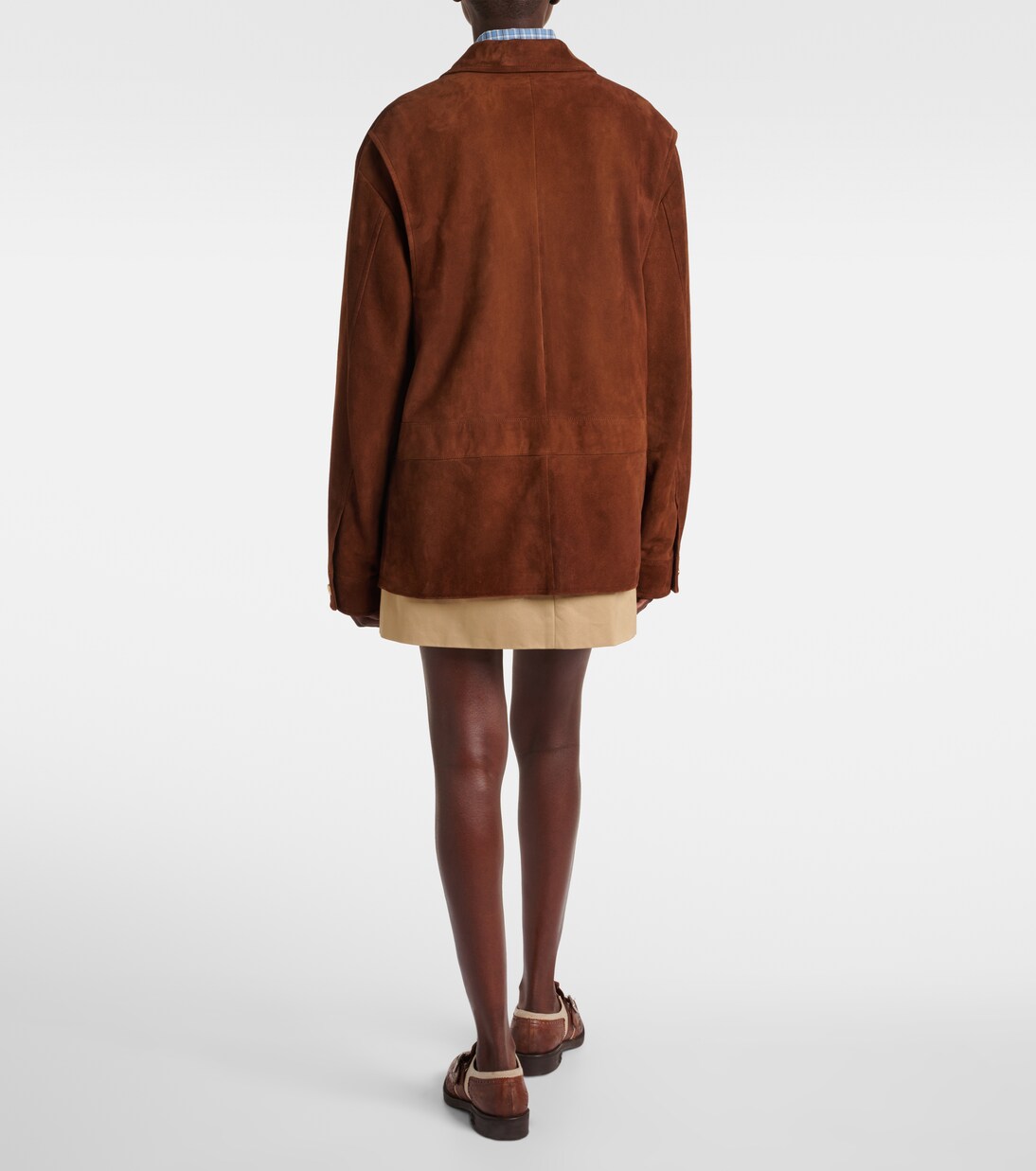 Jacke aus Veloursleder | Miu Miu