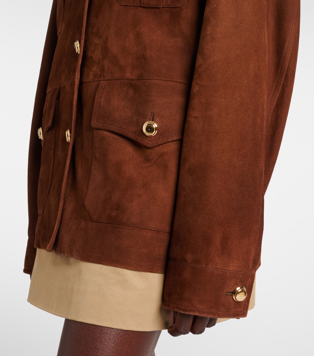 Jacke aus Veloursleder | Miu Miu