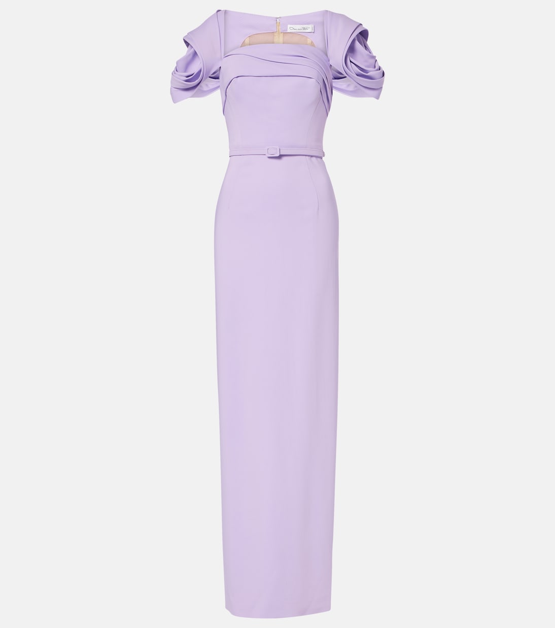 Rosette gown | Oscar de la Renta