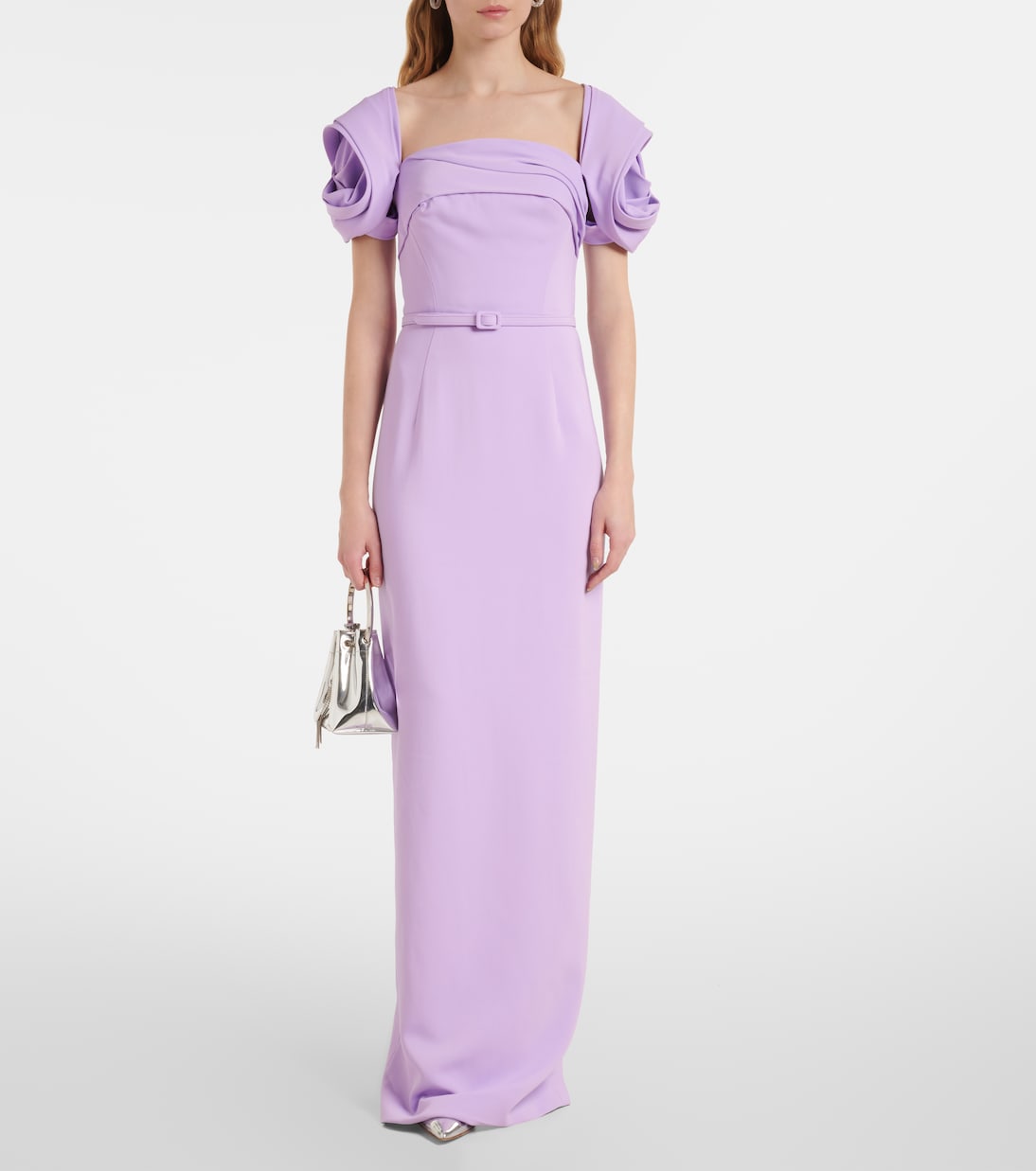 Rosette gown | Oscar de la Renta