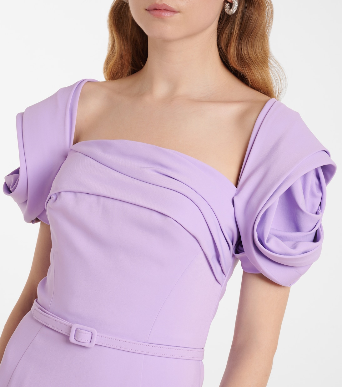 Rosette gown | Oscar de la Renta