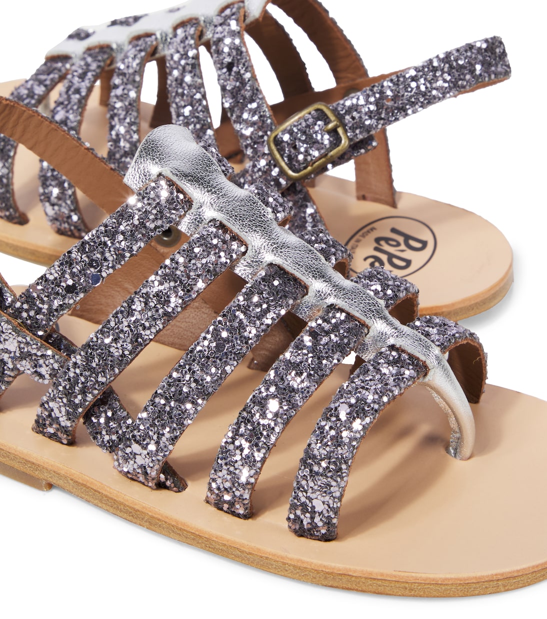Glitter gladiator sandals | PèPè