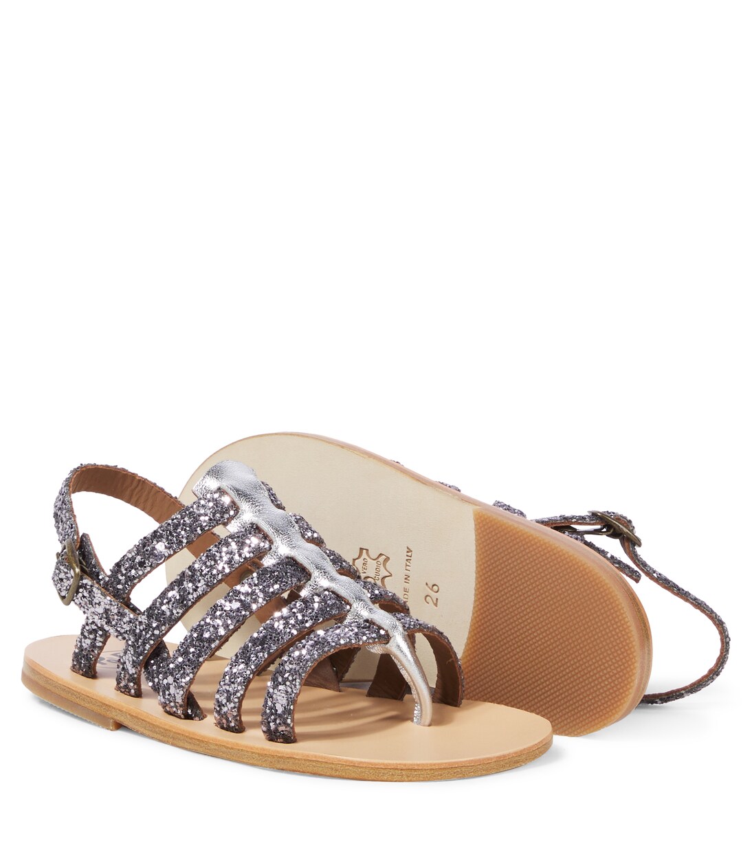 Glitter gladiator sandals | PèPè