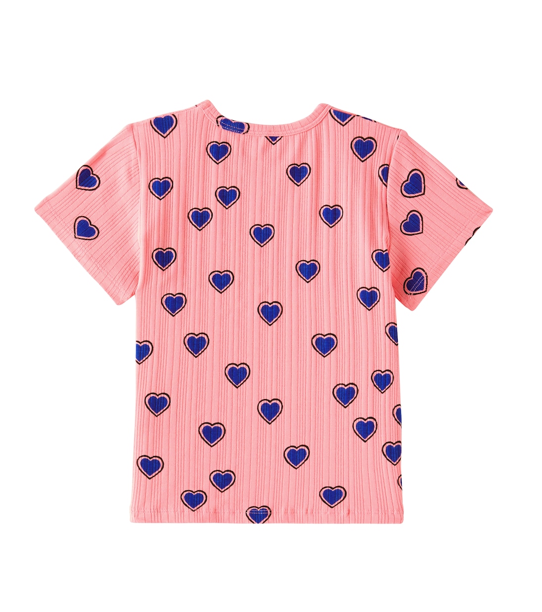 T-shirt Outline Hearts in misto cotone | Mini Rodini