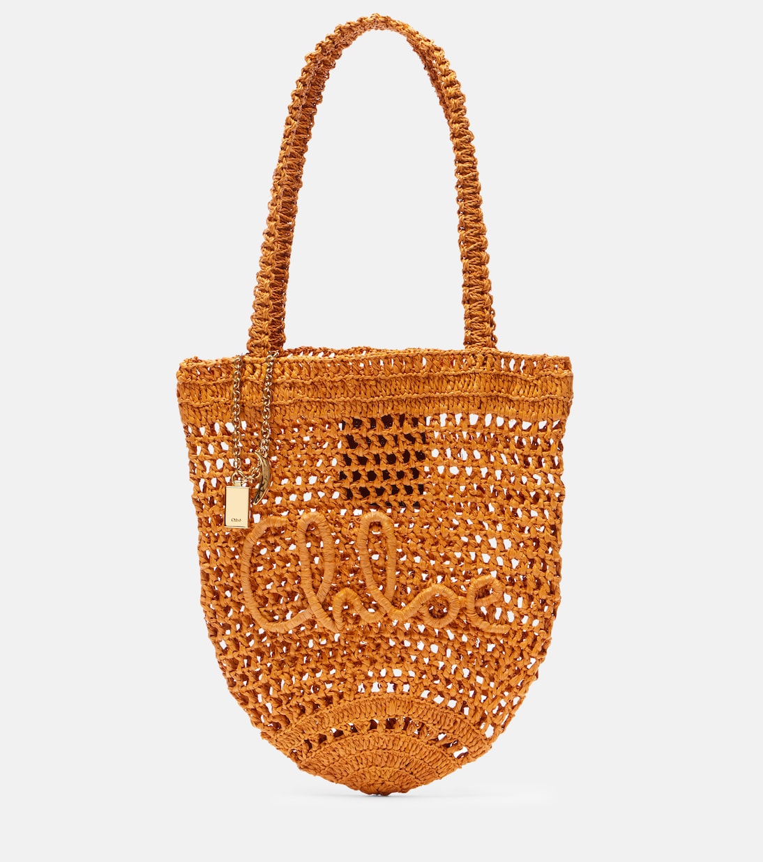 Summer Banana Small raffia shopper | Chloé