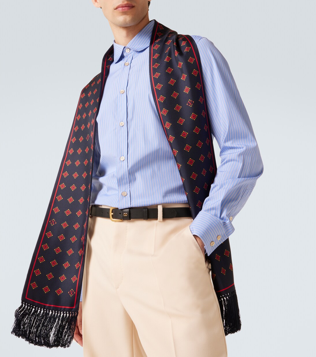 Camicia in cotone a righe | Valentino