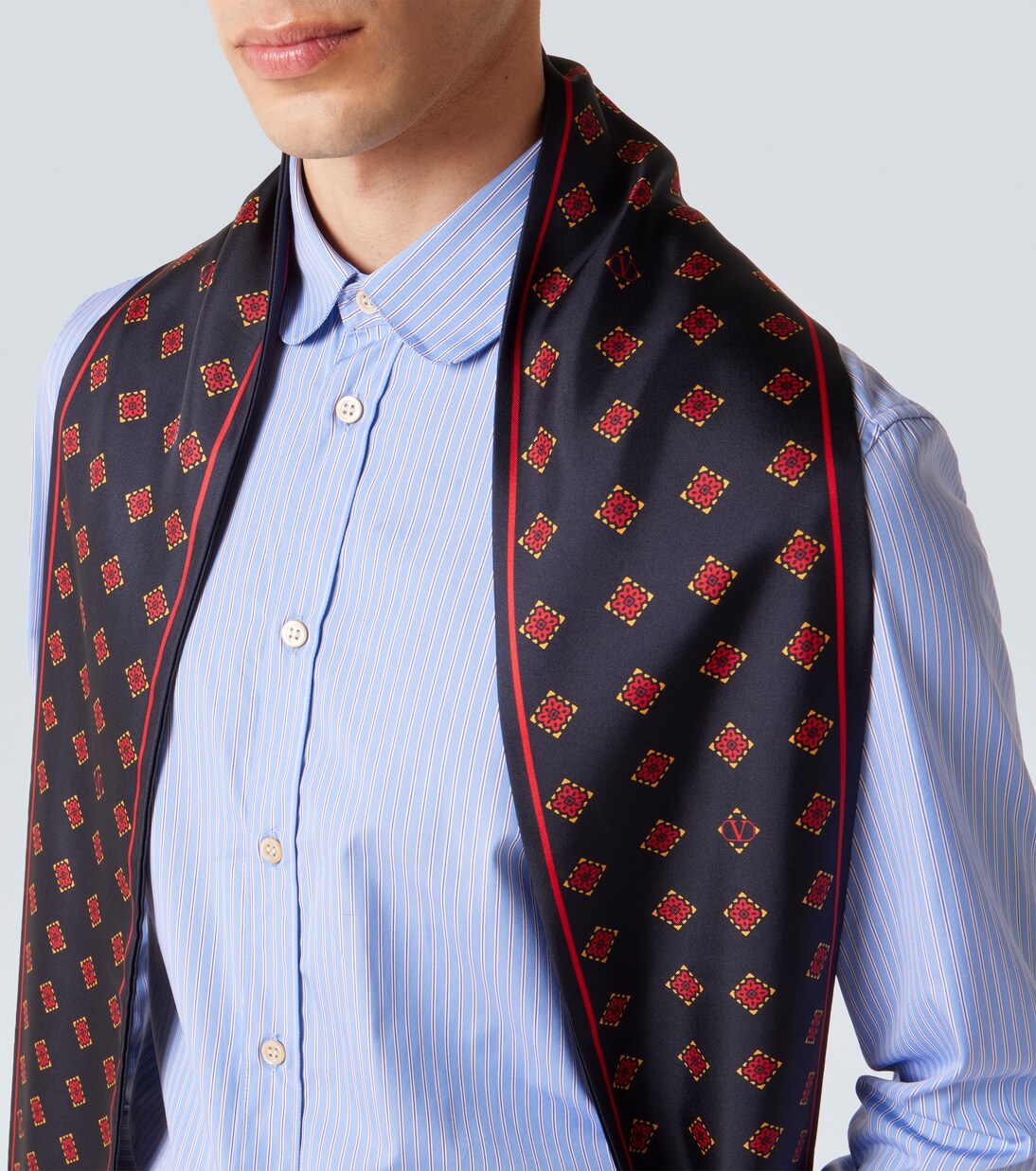 Camicia in cotone a righe | Valentino