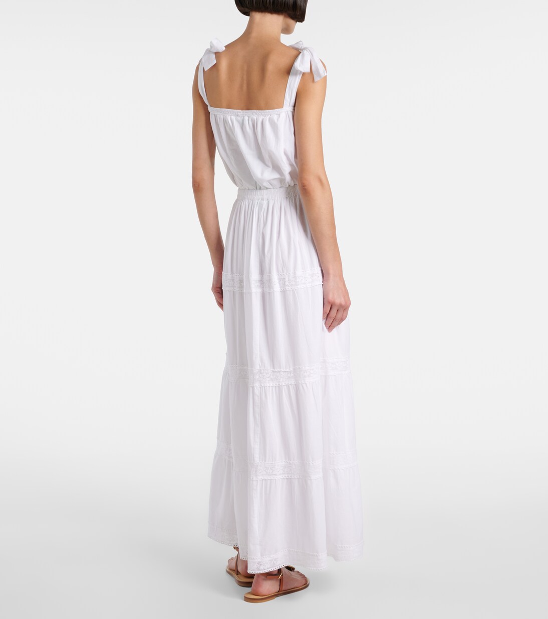 Falda larga Cate de algodón  | Melissa Odabash