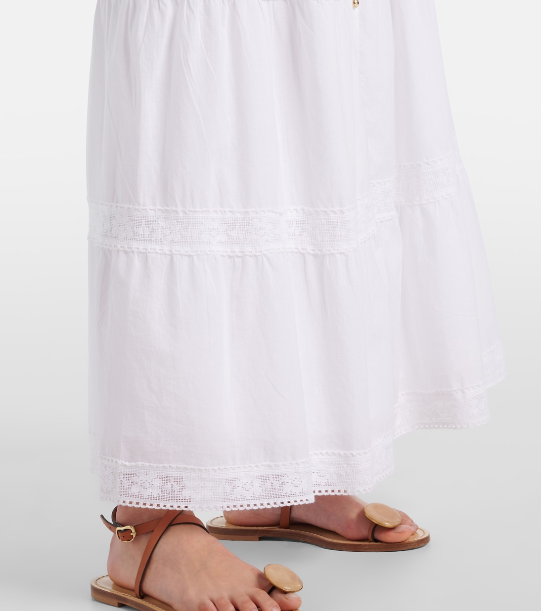 Falda larga Cate de algodón  | Melissa Odabash