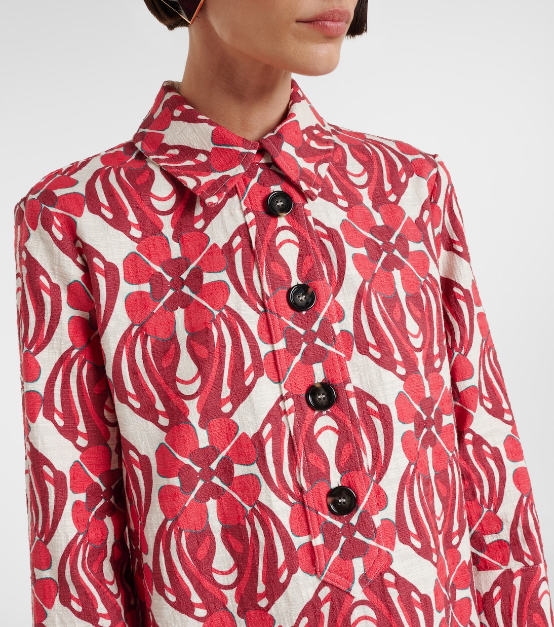 Artemis cotton shirt dress | La DoubleJ