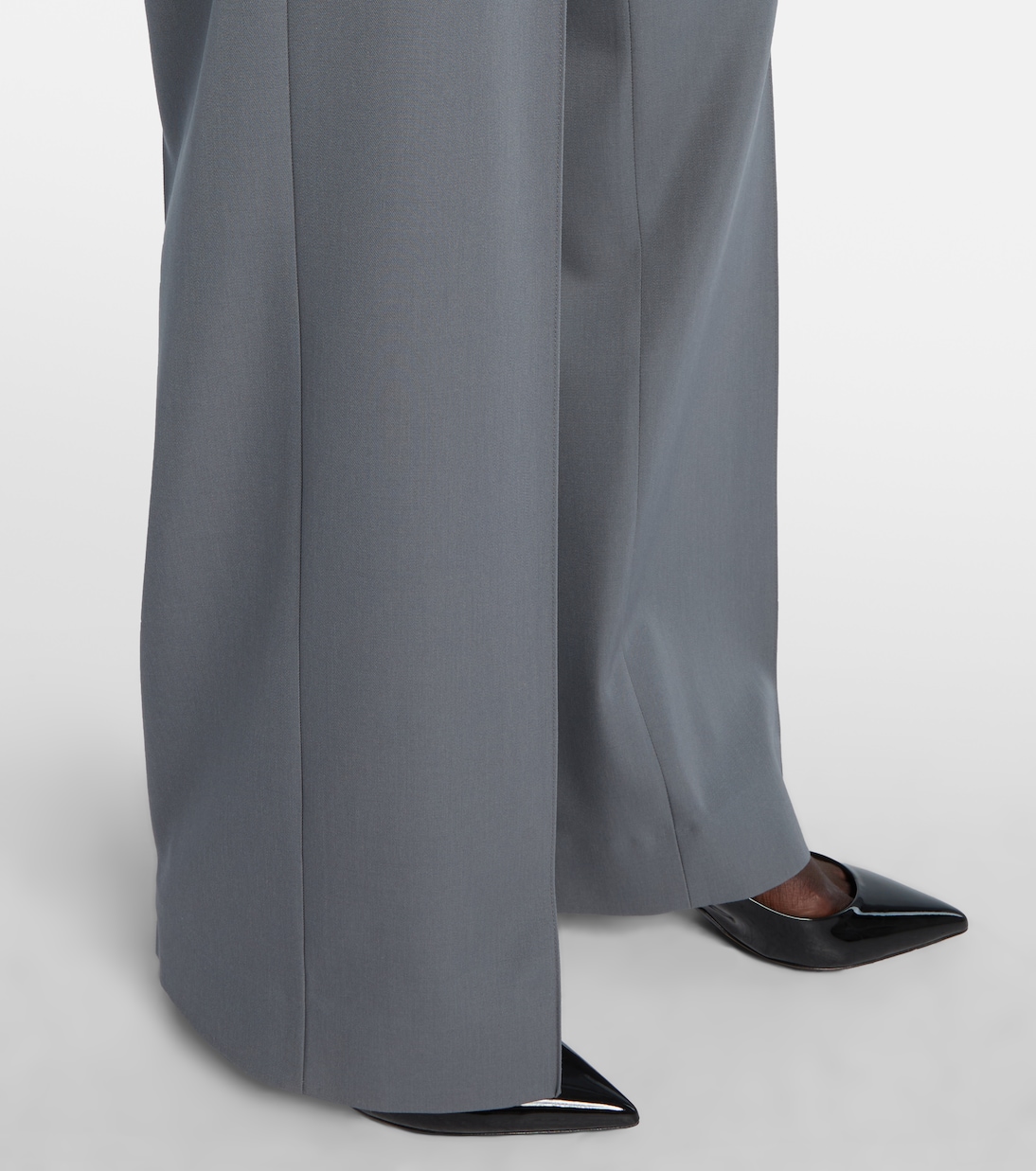 Pantalones rectos de gabardina de lana virgen | Dolce&Gabbana