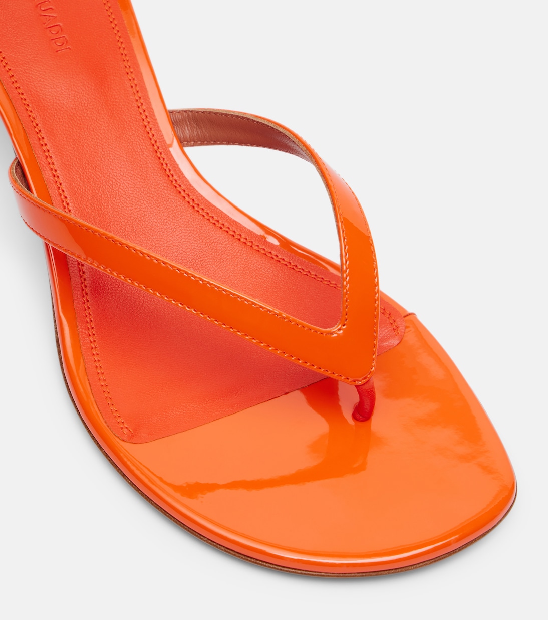 Juliette 45 patent leather thong sandals | Amina Muaddi