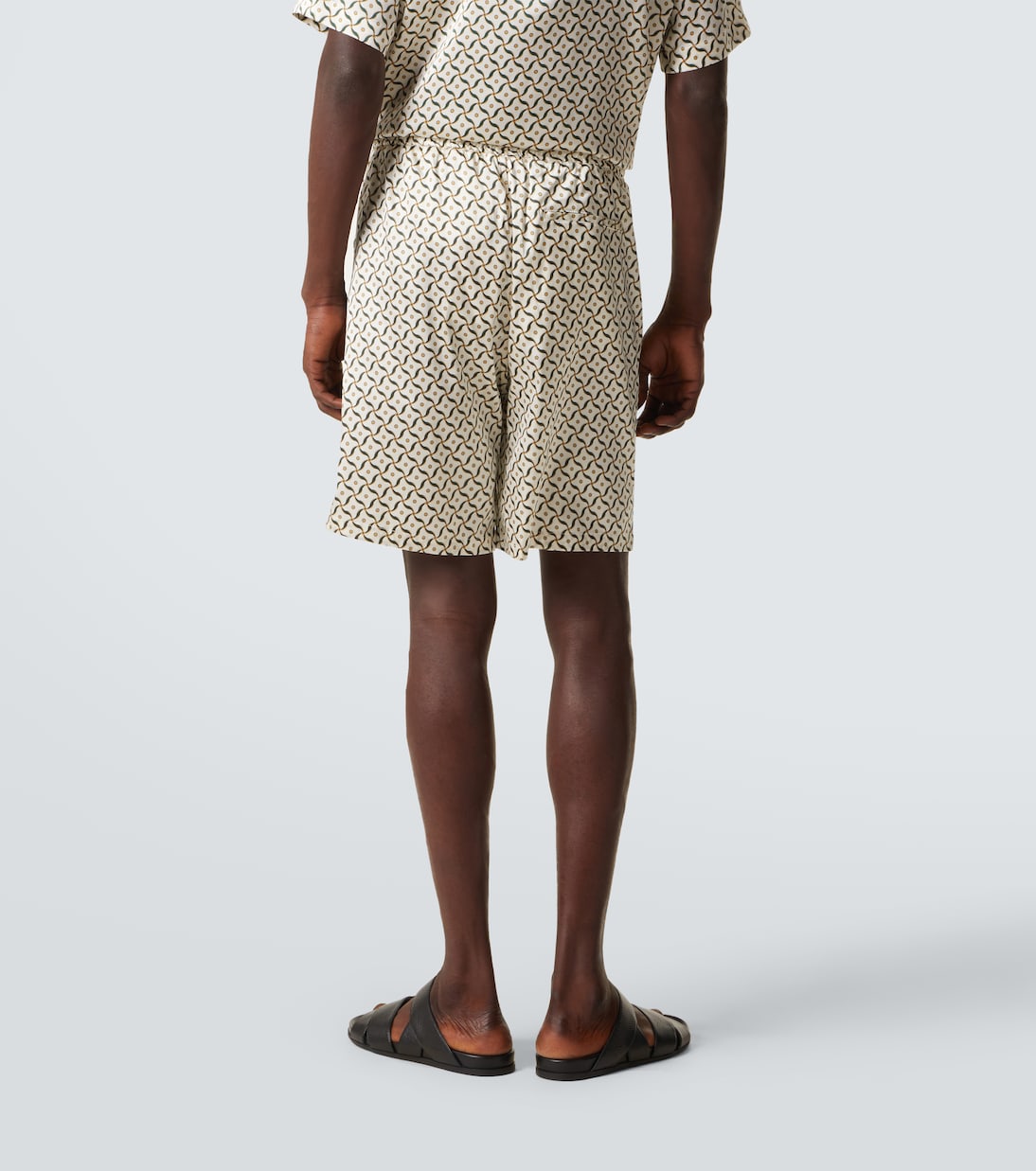 Palma printed silk-blend shorts | Frescobol Carioca