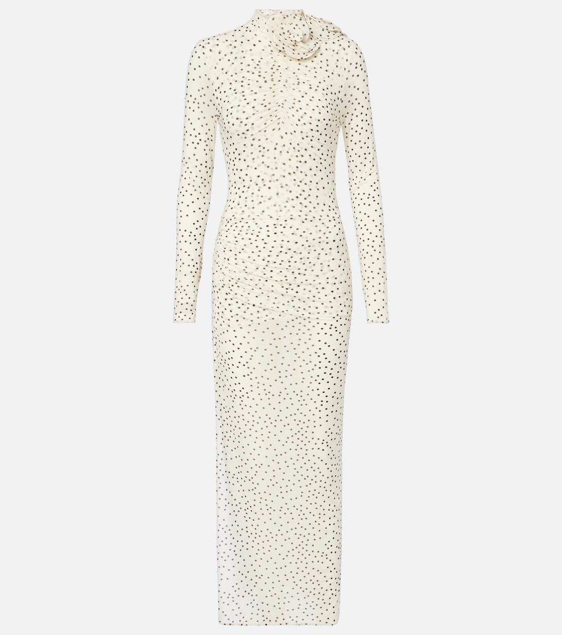 Robe longue à pois et fleurs | Magda Butrym