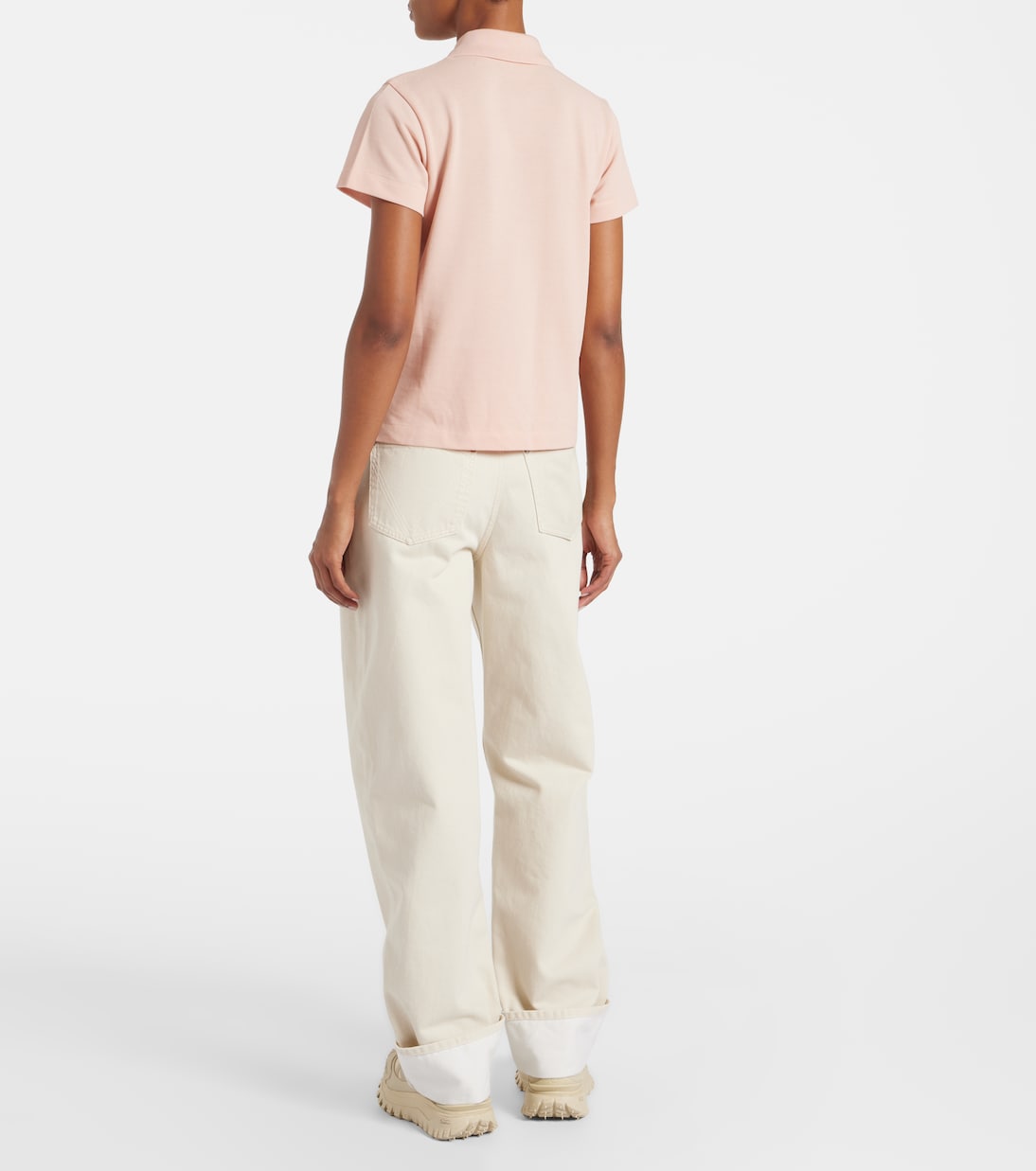 Logo cotton polo shirt | Moncler