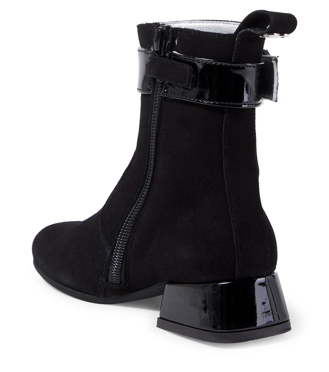 Embellished suede ankle boots | Monnalisa