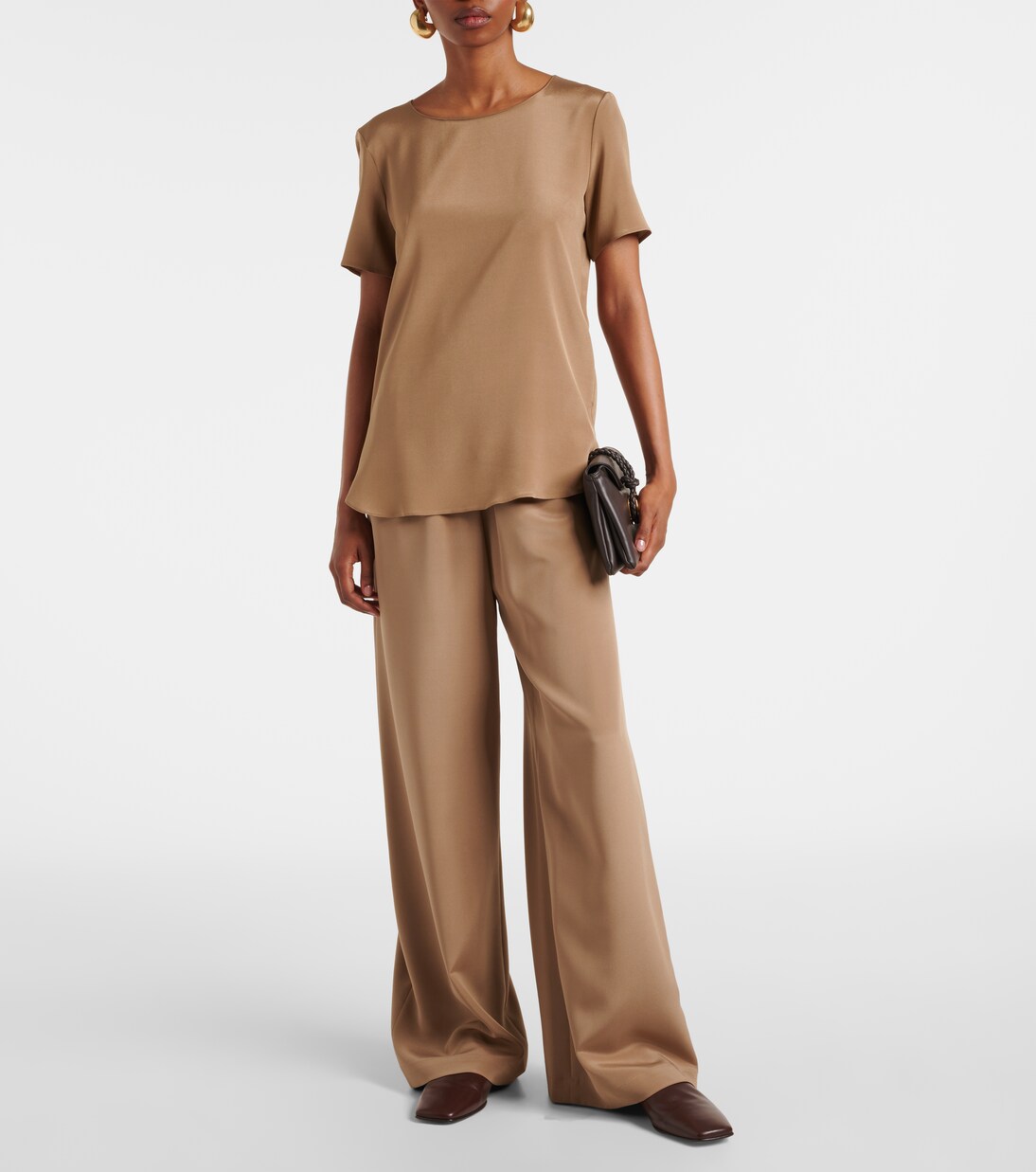 Weite Hose Bonn aus einem Seidengemisch  | Max Mara