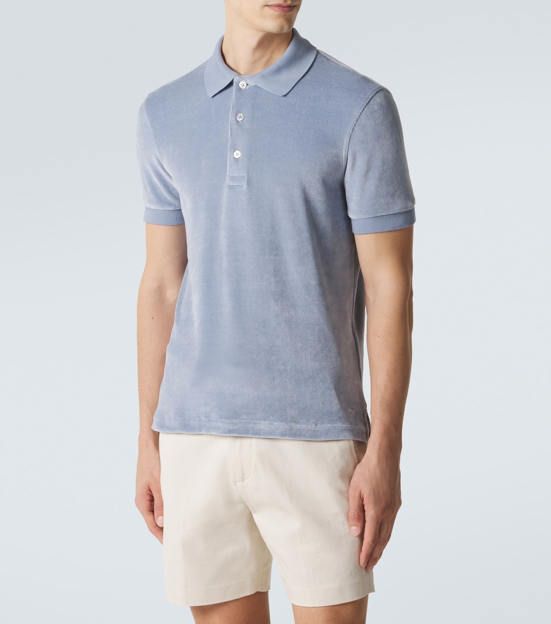 Polohemd aus Samt | Tom Ford