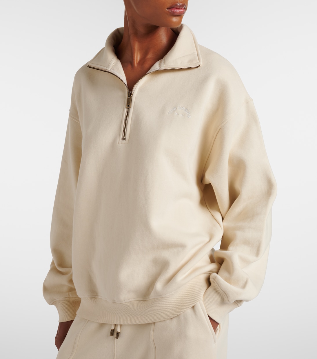 Hamilton Wren cotton half-zip sweatshirt | The Upside